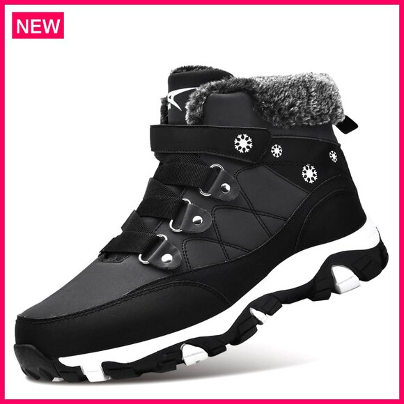 Women's Winter Snow Boots Waterproof Fur Lined Hiking Ankle Booties